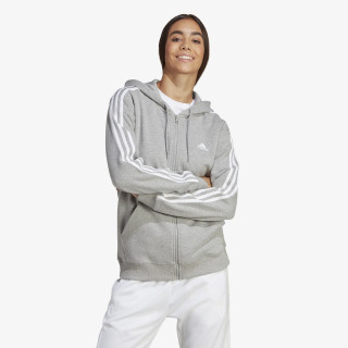 adidas Суитшърт Essentials 3-Stripes French Terry Regular Full-Zip Hoodie 