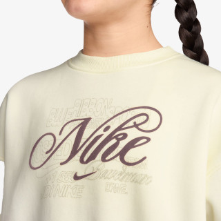 Nike G NSW CLUB FLC BXY CREW GFX 