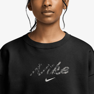 Nike G NSW STDIO FLC OVRSZD CRW AOP 