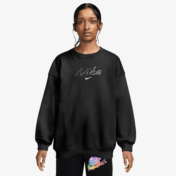 Nike G NSW STDIO FLC OVRSZD CRW AOP 
