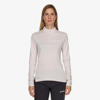 adidas Тениска с дълги ръкави W Mt Half Zi Ls 
