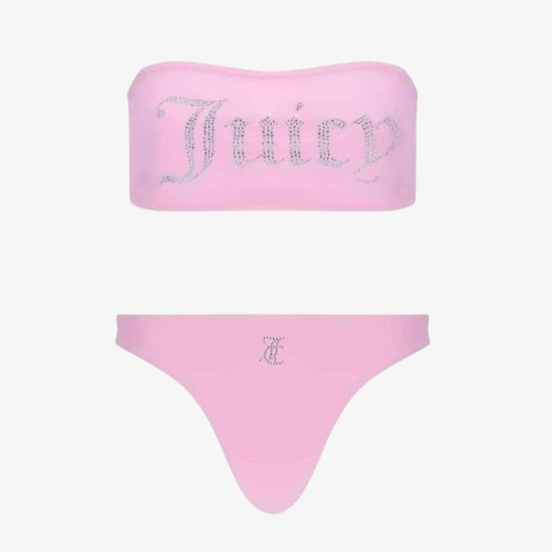 JUICY COUTURE BANDEAU BIKINI TOP 