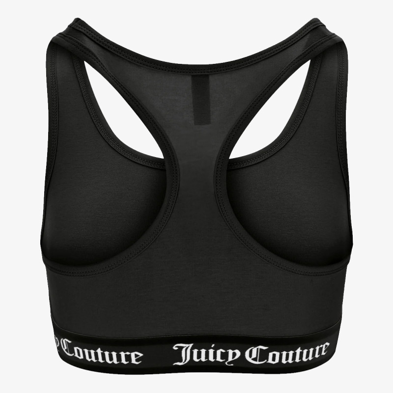 JUICY COUTURE COTTON BRALETTE WITH ELASTIC 