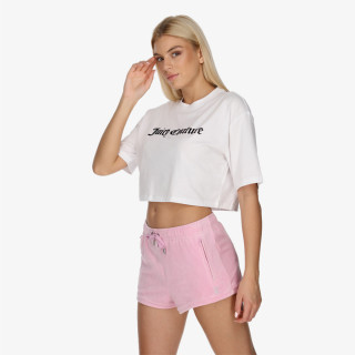 JUICY COUTURE 3D CROPPED TEE 