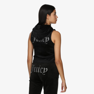 JUICY COUTURE Gilly Velour Gilet 