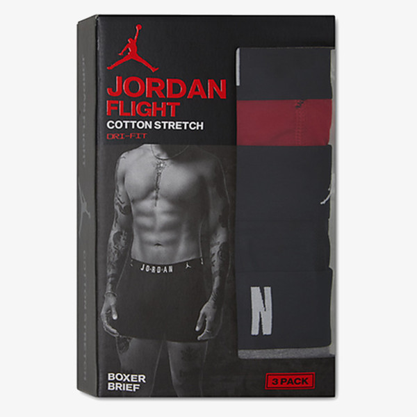 JORDAN JHM MENS 3PK JM FLIGHT COTTON 
