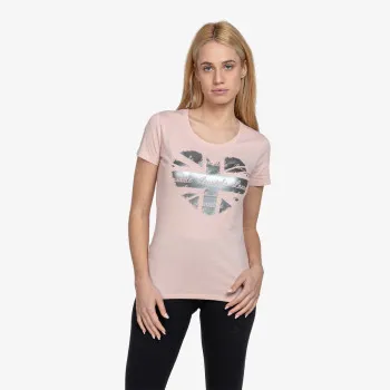 LONSDALE ТЕНИСКА Flag Logo Heart T-Shirt 