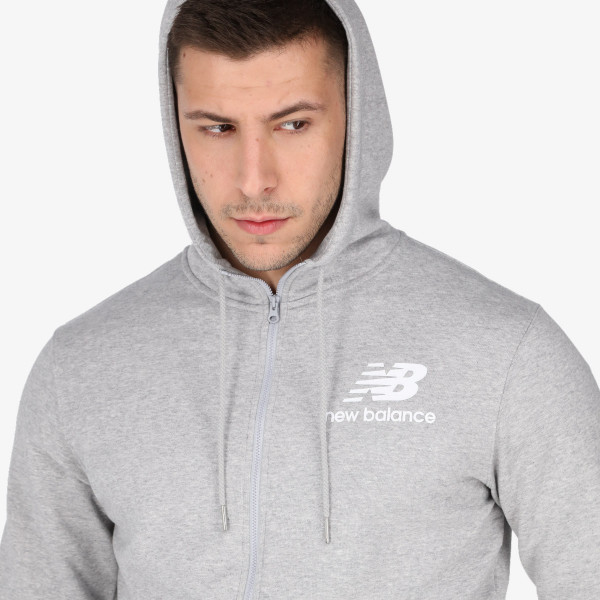 New Balance Суитшърт New Balance Essentials Stacked Full Zip 