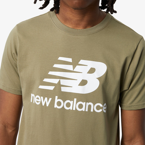 New Balance Тениска Essentials Stacked Logo Tee 