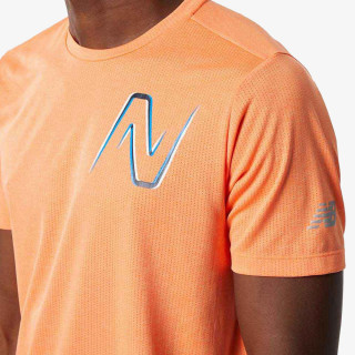 New Balance Тениска Impact Run Short Sleeve 