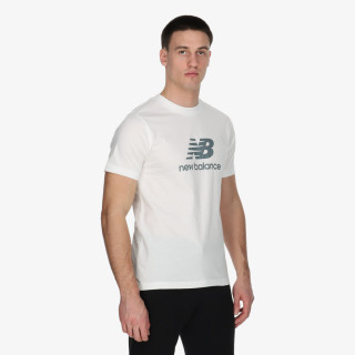 New Balance Тениска New Balance Stacked Logo T-Shirt 