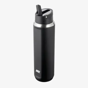 Nike БУТИЛКA ЗА ВОДА NIKE SS RECHARGE STRAW BOTTLE 24 OZ BLAC 