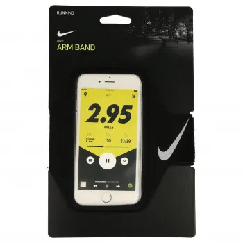 Nike- JR Друга екипировка NIKE LEAN ARM BAND BLACK/BLACK/SILVER 