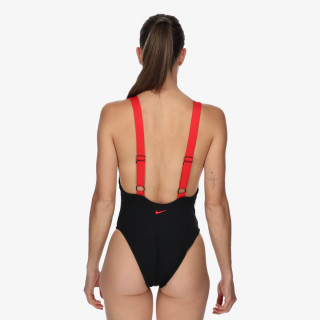 Nike Бански костюм от една част Scoop Neck One Piece 