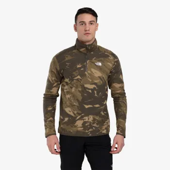 THE NORTH FACE Суитшърт M 100 GLACIER 1/4 ZIP - EU NWTPGRNSNOWCA 