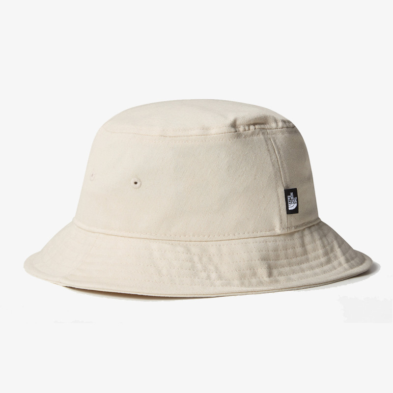 The North Face Шапка NORM BUCKET WHITE DUNE/RAW UNDYED 