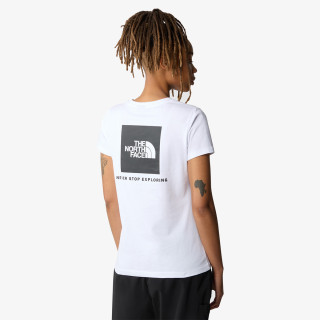 The North Face Тениска W S/S REDBOX TEE TNF WHITE 