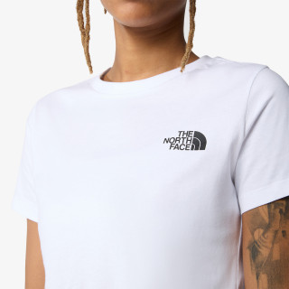 The North Face Тениска W S/S REDBOX TEE TNF WHITE 