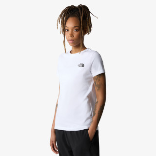 The North Face Тениска W S/S REDBOX TEE TNF WHITE 