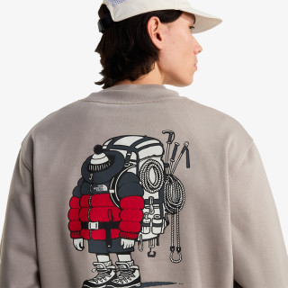 The North Face U GEAR UP GET OUT RLX CREW-GRAPHIC 