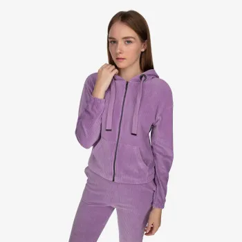 LUSSARI Суитшърт VELVET LOUNGE FULL ZIP HOODIE 