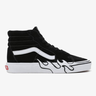 Vans UA SK8-Hi Flame SUED BLKWH 