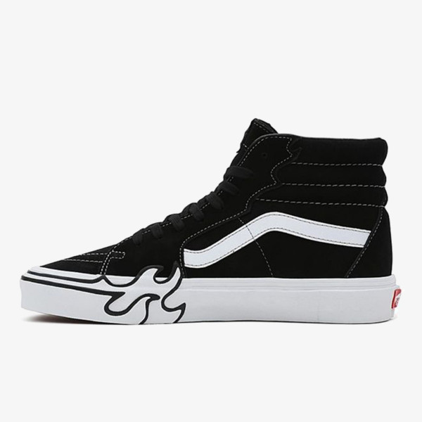 Vans UA SK8-Hi Flame SUED BLKWH 