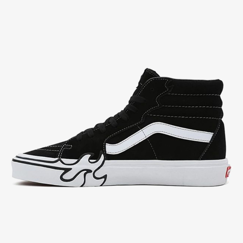 Vans UA SK8-Hi Flame SUED BLKWH 