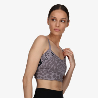 New Balance Спортно бюстие Relentless Printed Crop Bra 