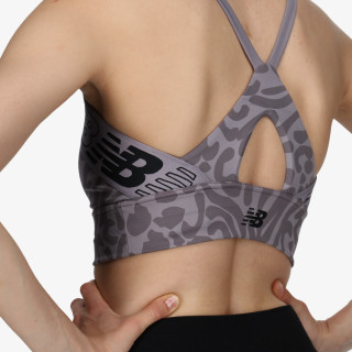 New Balance Спортно бюстие Relentless Printed Crop Bra 