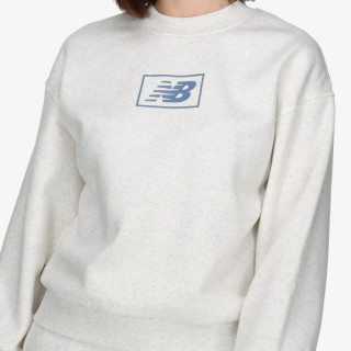 New Balance Суитшърт Essentials Brushed Back Fleece Crew 