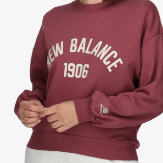 New Balance Суитшърт Essentials Varsity Fleece Crew 