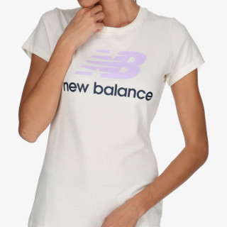New Balance Тениска NB Essentials Stacked Logo Tee 