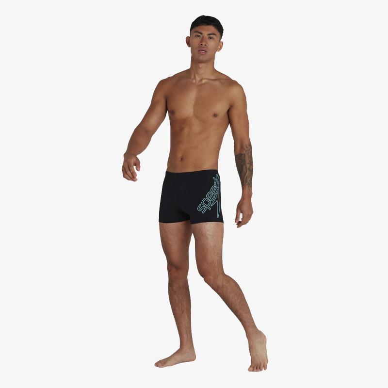 Speedo Къси панталони за плуване BOOM LOGO PLMT ASHT AM BLACK/BLUE 