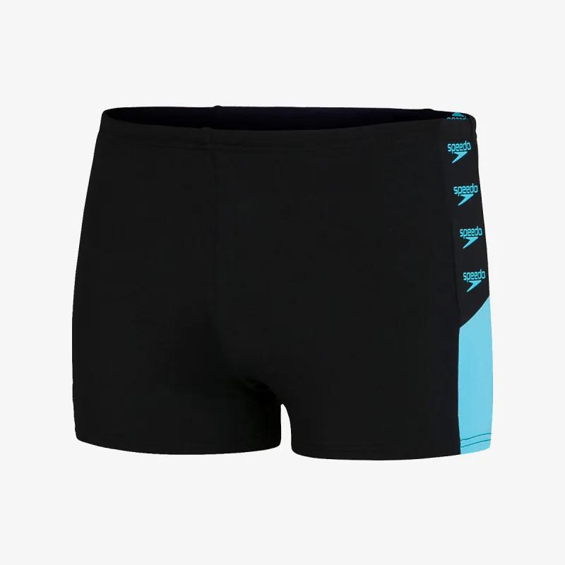 Speedo Къси панталони за плуване BOOM LOGO SPLICE ASHT AM BLACK/BLUE 