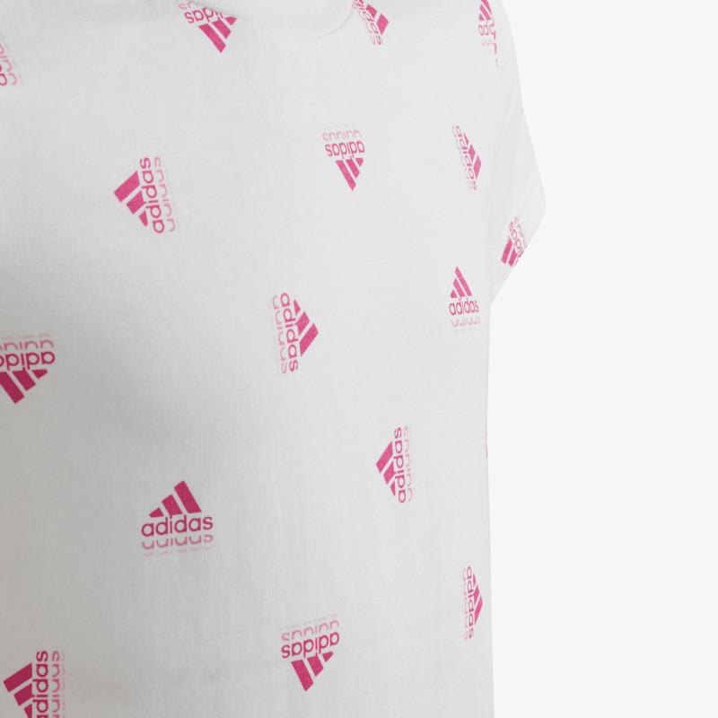 adidas Тениска Brand Love Print Cotton T-Shirt 