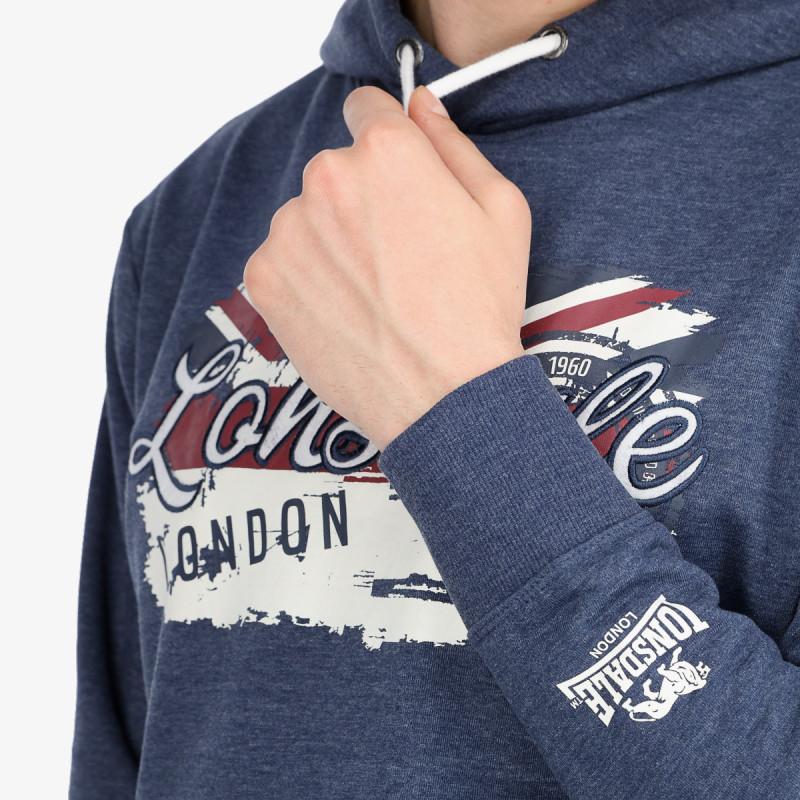 Lonsdale Суитшърт LONSDALE RETRO FLAG HOODY 