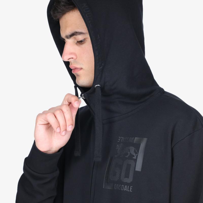 Lonsdale Суитшърт BLK F21 Full Zip 